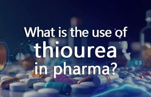 What is the use of thiourea in pharma?